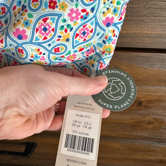 Boden Colorful Patterned Bikini - Picture 6 of 8